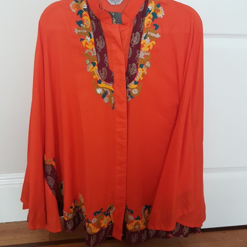 Chinyere Pakistani cape shirt